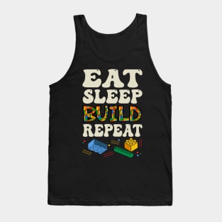 Birthday Master Brick Block Builder Tank Top